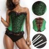SRZYMJ Yellow Corset top Belle Sexy Lingerie for Women Sets Crotchless Underbust Corset Brown with Straps Pink Corset top UK White Shapewear Bodysuit Corset Belt whitesexy Lingerie for Women view 4