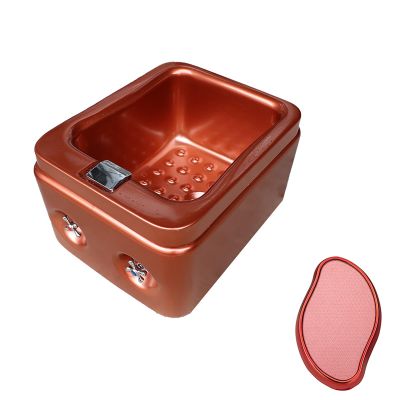 Acrylic Massage Footbath Washing Salon Footbath Sink Pedicure Kit Foot Spa Pedicure Spa Bathtub Basin Sturdy Durable Acrylic Foot Bath for Dry Cracked Feet Pedicure Foot Soak (Color : Type