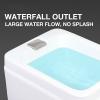 Acrylic Pedicure Sink Deep Foot Bath Spa with Massage Heated Foot Spa Pedicure Foot Spa Adjustable Temperature Pedicure Bowl Floor Type Foot Massage Basin Pedicure Foot Rest view 3
