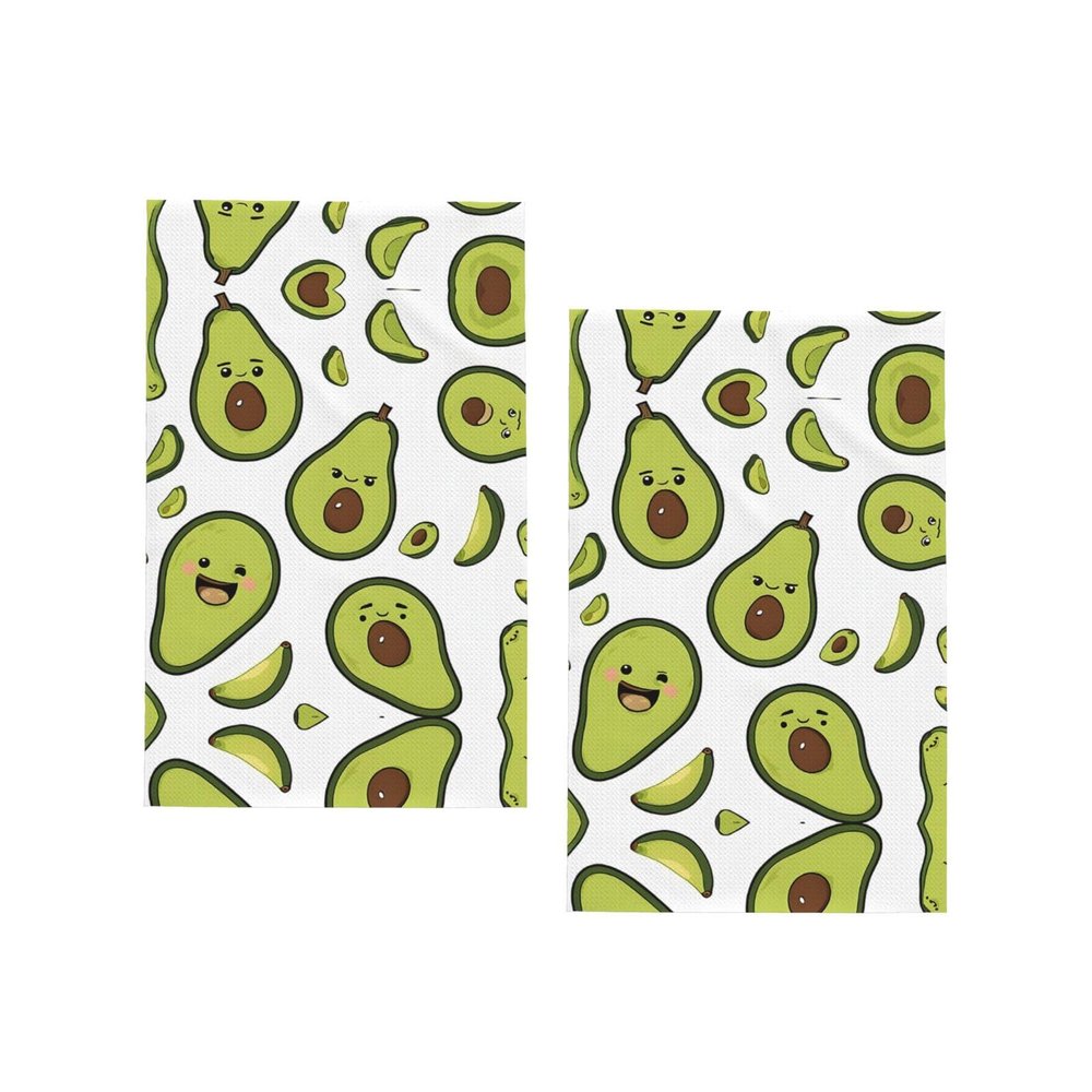 (Cartoon Pears) Kitchen Towels,Absorbent Dish Towels for Kitchen,Soft Dish Cloth for Home,Multi-Purpose Dishcloths for Household Cleaning and Drying,16 X 26