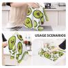 (Cartoon Pears) Kitchen Towels,Absorbent Dish Towels for Kitchen,Soft Dish Cloth for Home,Multi-Purpose Dishcloths for Household Cleaning and Drying,16 X 26 view 4