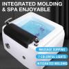Acrylic Massage Footbath Foot Bath Spa with Heat and Massage Acrylic Pedicure Sink Deep Foot Bath Used in Beauty Salons and Nail Salons (Color : Without Water Pump) view 2