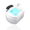 Acrylic Massage Footbath Pedicure Foot Spa with Pedicure Foot Rest with Pedicure Foot Rest Feet Spa Tub Colorful Lamp Foot Baths & Spas Pedicure Spa with Heat (Size : with Water Pump) view 1