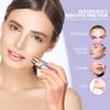 VG VOGCREST Eyebrow Facial Trimmer: 2 in1 Rechargeable Facial Hair Removal and Eyebrow Shaver - Face Lips Body Painless Facial Razor with Built-in LED Light (Purple) view 3