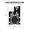 (Black White Formula Checkered Flags Pattern) Kitchen Towels,Absorbent Dish Towels for Kitchen,Soft Dish Cloth for Home,Multi-Purpose Dishcloths for Household Cleaning and Drying,16 X 26 view 3