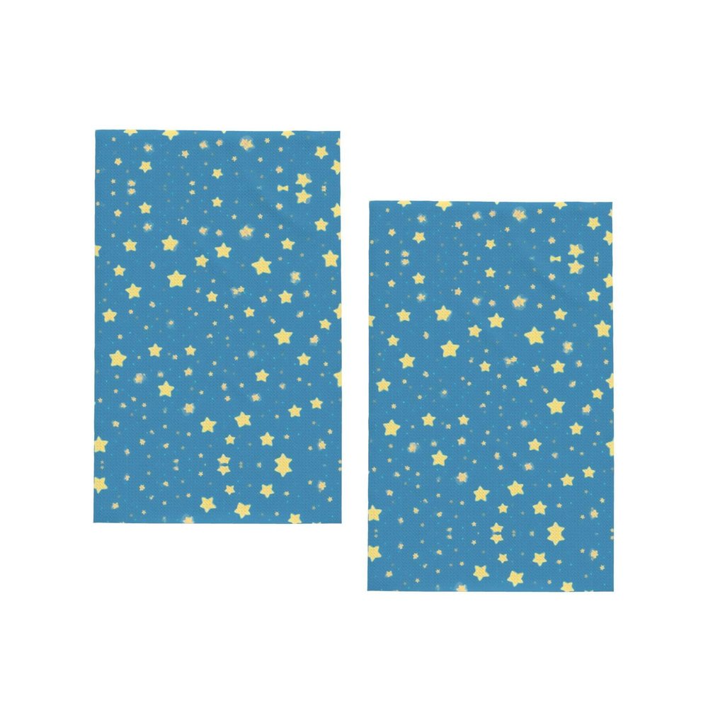(Star Printed Pattern) Kitchen Towels,Absorbent Dish Towels for Kitchen,Soft Dish Cloth for Home,Multi-Purpose Dishcloths for Household Cleaning and Drying,16 X 26