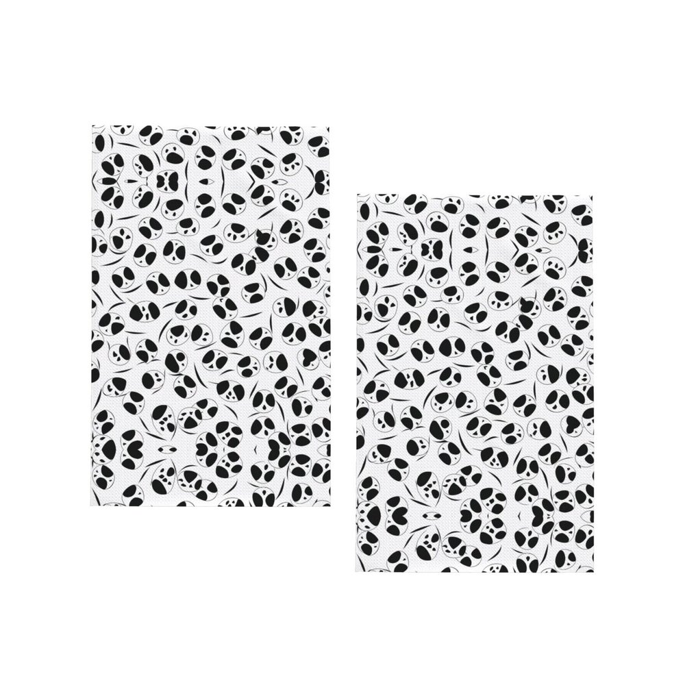 (Panda Cute Printed Pattern) Kitchen Towels,Absorbent Dish Towels for Kitchen,Soft Dish Cloth for Home,Multi-Purpose Dishcloths for Household Cleaning and Drying,16 X 26