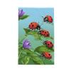 (Ladybug and Green Leaves) Kitchen Towels,Absorbent Dish Towels for Kitchen,Soft Dish Cloth for Home,Multi-Purpose Dishcloths for Household Cleaning and Drying,16 X 26 view 2