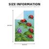 (Ladybug and Green Leaves) Kitchen Towels,Absorbent Dish Towels for Kitchen,Soft Dish Cloth for Home,Multi-Purpose Dishcloths for Household Cleaning and Drying,16 X 26 view 3