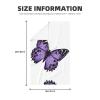 (Cute Purple Butterfly) Kitchen Towels,Absorbent Dish Towels for Kitchen,Soft Dish Cloth for Home,Multi-Purpose Dishcloths for Household Cleaning and Drying,16 X 26 view 3