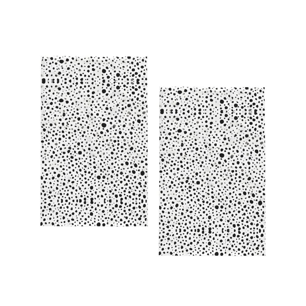 (Black and White Dot) Kitchen Towels,Absorbent Dish Towels for Kitchen,Soft Dish Cloth for Home,Multi-Purpose Dishcloths for Household Cleaning and Drying,16 X 26
