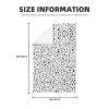 (Black and White Dot) Kitchen Towels,Absorbent Dish Towels for Kitchen,Soft Dish Cloth for Home,Multi-Purpose Dishcloths for Household Cleaning and Drying,16 X 26 view 3