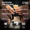 Styrkr BAR+ High Protein Energy Bars - 15g of Protein & 45g of Carbs - Pack of 12 Rice Bars - Raspberry & White Chocolate Flavour - Approved by Endurance Athletes for Cycling & Running - 12x Pack view 4
