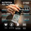 High Protein Energy Bars by Styrkr - 15g of Protein & 45g of Carbs - Pack of 12 Rice Bars - Sea Salted Caramel Flavour - Approved by Endurance Athletes for Cycling & Running - BAR+ 12x Pack view 4