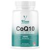 Vinco CoQ10 400mg - 120 High Strength Ubiquinone Coenzyme Q10 Capsules Antioxidant Supplement for Heart & Cardio, Increased Energy & Focus - Naturally Fermented - Non-GMO & Gluten Free - UK Made view 1