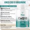 Vinco CoQ10 400mg - 120 High Strength Ubiquinone Coenzyme Q10 Capsules Antioxidant Supplement for Heart & Cardio, Increased Energy & Focus - Naturally Fermented - Non-GMO & Gluten Free - UK Made view 3