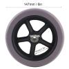 4Pcs 6 Inch Wheelchair Front Wheels Anti Slip Rubber Wheel Walker Wheels Wheel Replacement for Wheelchairs view 3