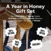 Black Bee Honey Gift Set - x4 227g British Honey Pack, Creamy Light Spring, Runny Floral Summer, Bold Aromatic Autumn and Herbal Winter, Delicious Gifts for her and him view 2