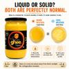 Just Ghee Original Grass Fed Ghee 600g | Great Taste Award Winner 2025 | Pure Clarified Butter | British Cow Ghee | High Smoke Point Cooking Ghee | Handmade in UK view 2