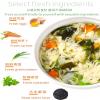Freeze dried instant vegetable soup healthy and nutritious breakfast brewed instant soup sour and spicy tomato soup snack gift soup gift Variety Flavor Chinese Food 6g/bag (Tomato soup,30) view 3