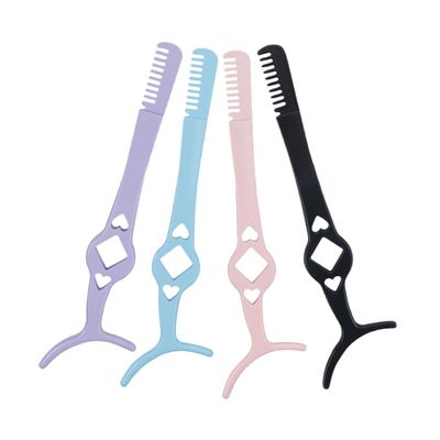 Beaupretty 4pcs Eyelash Clamps Tweezers Lash Clamp Applicator Tool Stainless Steel Eyelash Applicator for Extensions Beauty Tools