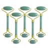 XINLIANYI 5pcs Quartz Jade Roller Massager Jade Massage Roller Massager Tool,pink view 2
