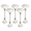 XINLIANYI 5pcs Quartz Jade Roller Massager Jade Massage Roller Massager Tool,pink view 4