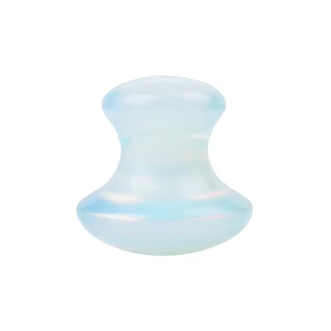1pcs Natural Jade Rose Quartz Massage Stone Massager Gua Sha Tool,Opal