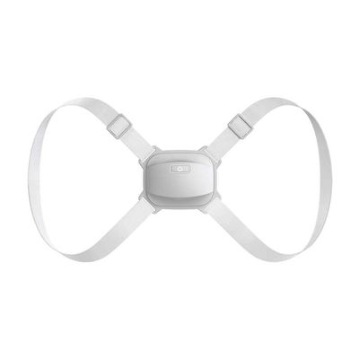 Intelligent Posture Corrector Back Posture Trainer Clavicle Spine Shoulder Correction Smart Tips Adjustable Length Back Support (Color : Pink) (White) decorate