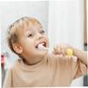 FRCOLOR Toddler Toothbrush Kids Manual Toothbrush Soft Bristles Yellow Single Pack Ultra-Soft for Ages 2-5 Baby Mouth Care view 2