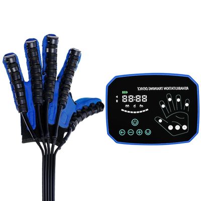 DMMFTERL Rehabilitation Robot Gloves, Finger Training Rehabilitation Orthotics Rehabilitation Gloves with Single Finger Training and Mirror Mode for Stroke Hemiplegia Hand Function Recovery