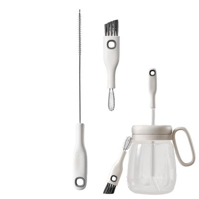 Cup Lid Cleaning Brush - Multipurpose Crevice Cleaning Brush | 3- In-1 Lid Detail Brush Straw Cleaner Tools Crevice Cleaning Brush | Insulation Bottle Cleaning Brush, Cups Crevice Cleaner for Home
