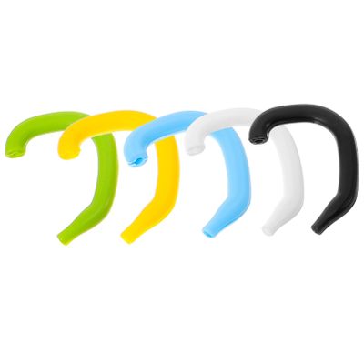 minkissy Silicone Ear Saver Hooks 5pcs Soft Adjustable Ear Covers for Mask Strap Relief for Everyday Use in White Black Blue Yellow Green