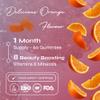 Known Tasty Clear Skin Gummies - with Vitamin C, Zinc & Gut-Friendly Bacteria - Supports Skin - Natural Orange Flavour - 60 Gummies, 2 Months Supply view 3