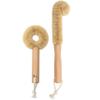 2PCS Wooden Cleaning Brush, Brush Scrub Head for Pan Bottle Deep Cleaning Washing, Coconut Fiber & Oak Wooden Natural, Sturdy Eco-Friendly view 1