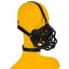 Black Leather Adjustable Mouth Mask Alternative Role Play Leather Mask Tools (Black, S) view 1