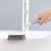 Brush for Cleaning Scrubbing Heavy Duty Stiff Nylon Bristles Cleaning Brush Multi-Purpose (white-26cm-2pcs) view 3