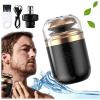 Capsule Razor, 2 in 1 Capsule Mini Shaver for Men, Mini Portable Electric Shaver, USB Rechargeable Wet Dry Mini Shaver, Capsule Shaver & Nose Hair Trimmer (1PC-A) view 1