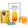 Bubble Tea Kit Gift Box | Tropical Flavour | Mango Bubble Tea Syrup, Passion Fruit Popping Boba, Premium Tea and Paper Straws | Makes 3 Bubble Teas | Vegan | by THE TEASHED view 1