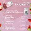 Known Tasty Hair, Skin & Nails Gummies - Multivitamin - Supports Beauty from Within - Natural Strawberry Flavour - 60 Vegan Gummies, 2 Months Supply view 4
