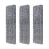 3 Pcs Microfibre Mop Pads,Mop Heads Replacement,Mop Pads Machine Washable,Reusable Mop Pads,for Wet Dry Floor Cleaning Hardwood Laminate Floor(Grey) (45cm) view 1