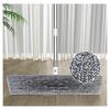 3 Pcs Microfibre Mop Pads,Mop Heads Replacement,Mop Pads Machine Washable,Reusable Mop Pads,for Wet Dry Floor Cleaning Hardwood Laminate Floor(Grey) (45cm) view 2