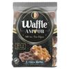 Waffle Amour CHOCO WAFFLES | 5 waffles with sugar pieces dipped in a chocolate flavoured coating in one Pack | Belgium Breakfast Treat | Crispy, Sweet, and Enjoyable (6 Packets) view 3