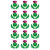 15 x Scottish Thistle Edible Wafer or Icing Cupcake Toppers St Andrew's Day Party Cake Decorations Perfect For Brownies Cookies Muffins & More! (Premium Icing Sheet) view 1