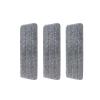 3 Pack Microfibre Mop Head Replacements,Washable Mop Pads,Machine Washable, Ideal Floor Cleaner Mop or Flat Head Mop for Wood, Tiles, Marble(Gray) (32cm) view 1