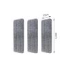 3 Pack Microfibre Mop Head Replacements,Washable Mop Pads,Machine Washable, Ideal Floor Cleaner Mop or Flat Head Mop for Wood, Tiles, Marble(Gray) (32cm) view 2