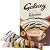 Galaxy Hot Chocolate Selection Powder Sachets, 8 x 25g, Caramel, Chocolate, Mint and Orange Flavours - Perfect for Christmas and Winter view 1