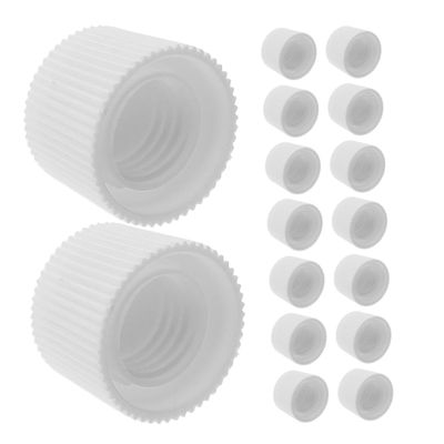 minkissy Toothpaste Caps Replacement Dispensing Cap 50Pcs Screw-On Toothpaste Lids for Daily Routine White PP Tube Sealing with Stylish Appearance and Easy Application
