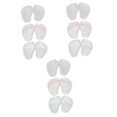 KOMBIUDA 9pairs Flip-Flops Forefoot Pads Pattern Clip Stickers Gel Slipper Pads for Comfort for Women Slippers and Daily Use Comfort