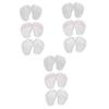 KOMBIUDA 9pairs Flip-Flops Forefoot Pads Pattern Clip Stickers Gel Slipper Pads for Comfort for Women Slippers and Daily Use Comfort view 1